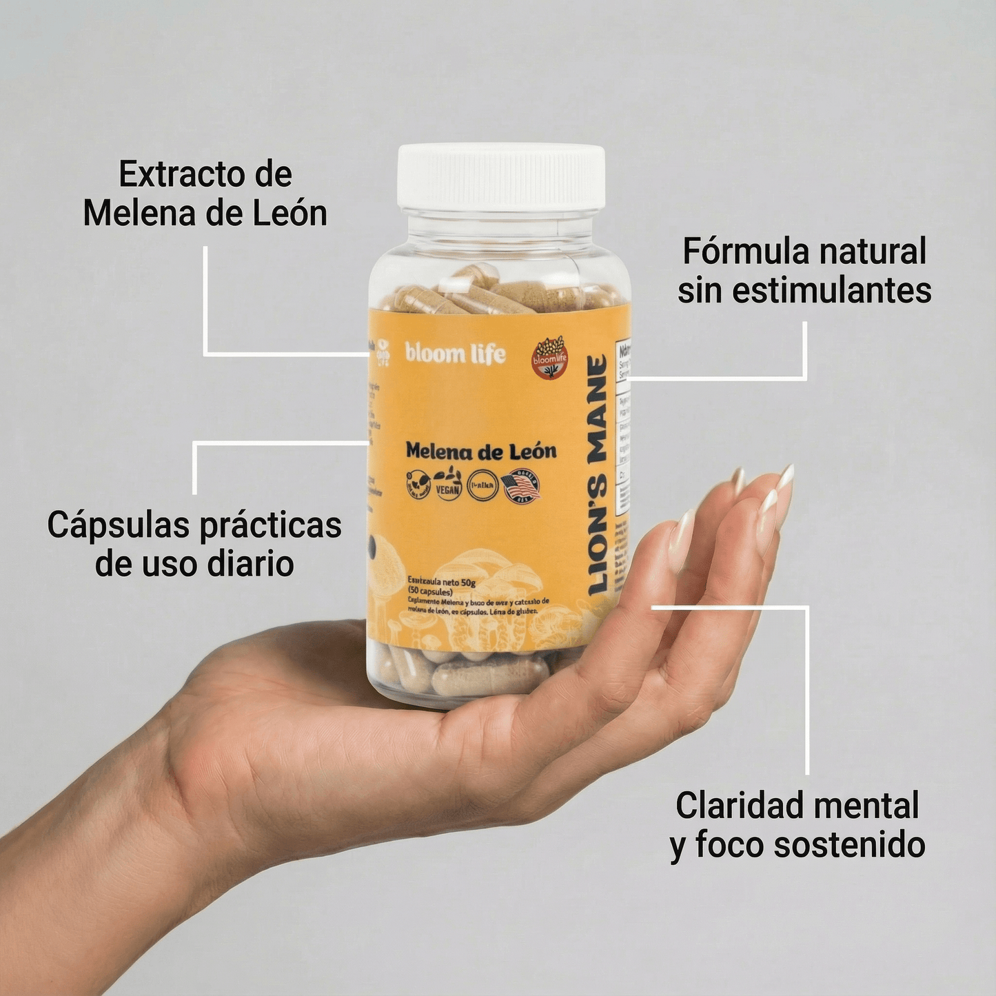 Cápsulas de Melena de León